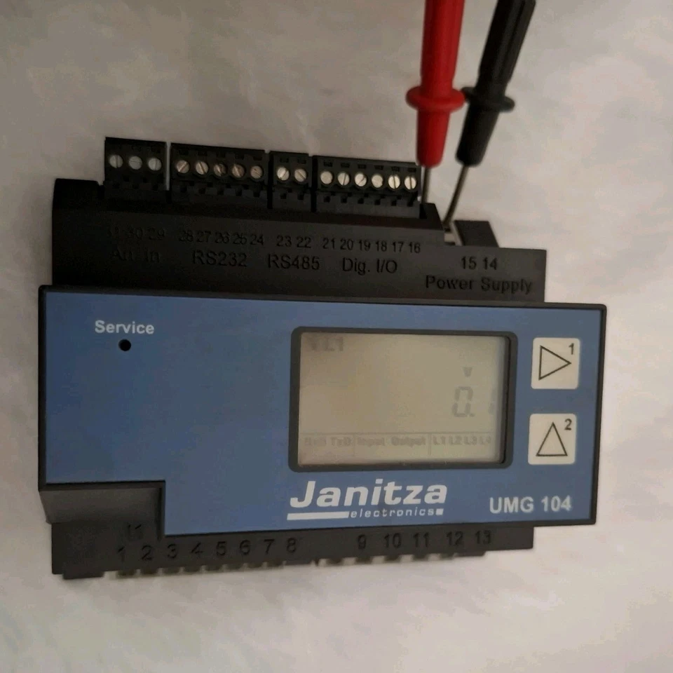 Janitza UMG104 Power Analyzer/Energy Meter | Industrial Power Quality Analyzer